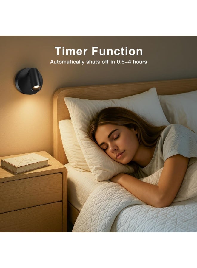 XiuWoo LED Spot Light Wireless Wall Light, Adjustable Modern Spotlight for Living Room, Bedroom and Kitchen - Image 5